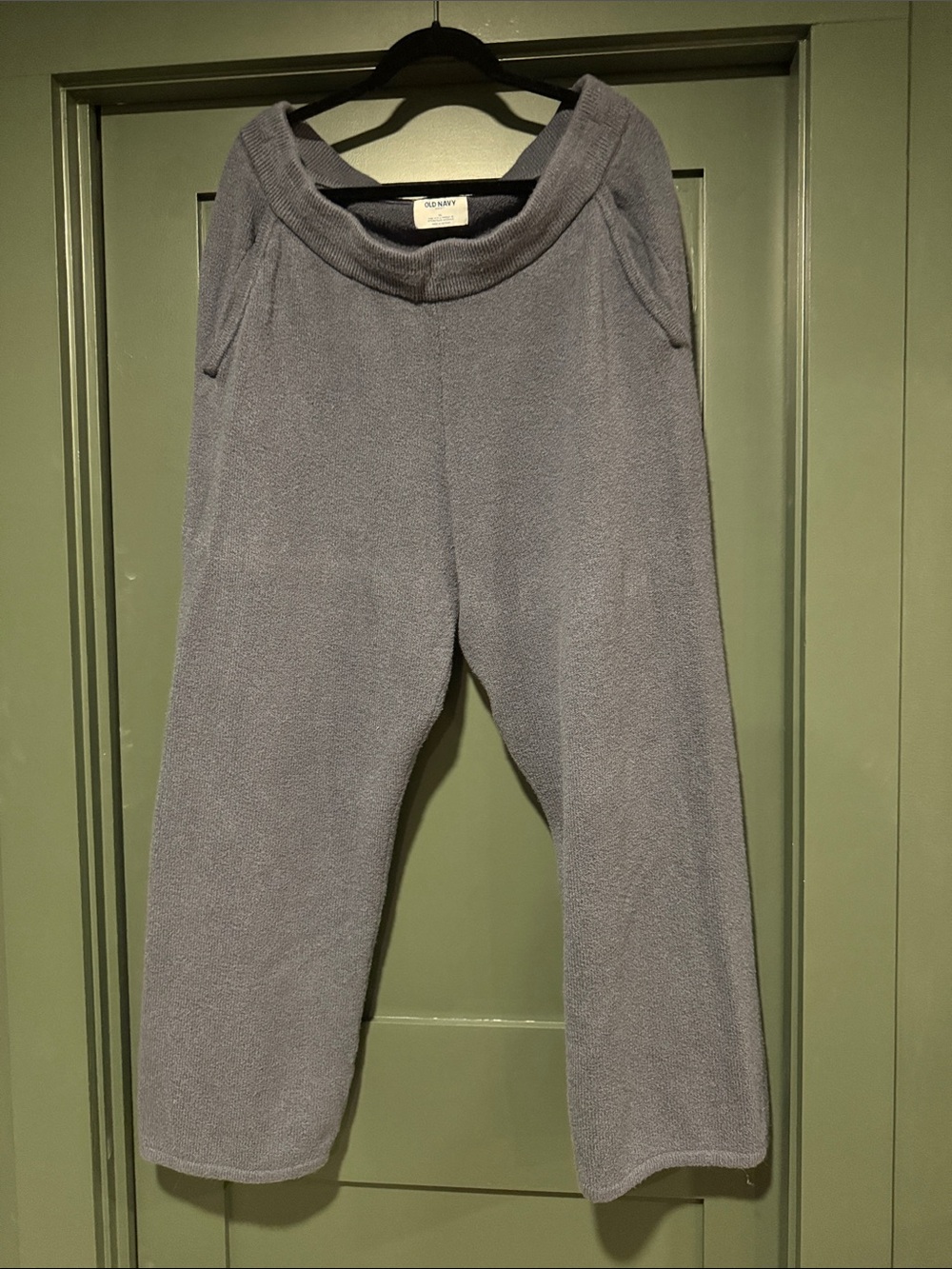 Old Navy SoSoft Blue Wide-Leg Knit Pants